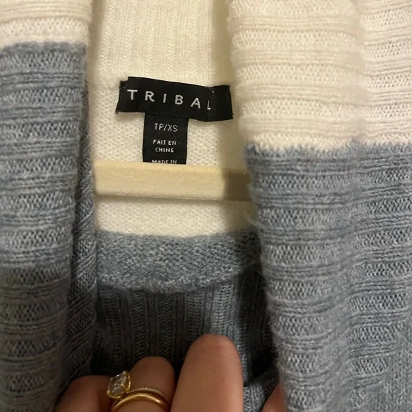 Tribal Turtleneck Sweater - Picture 2 of 2